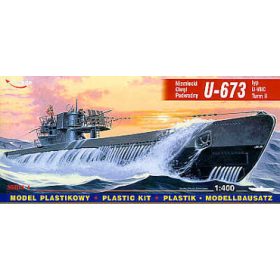   Mirage Hobby 40412 GERMAN U-BOOT U-673 ( VIIC/T2) (1/400) Tengeralattjáró makett