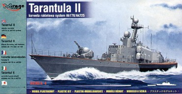 Mirage Hobby 40420 TARANTUL II MISSILE CORVETTE (1/400) Hajó makett