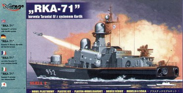 Mirage Hobby 40421 'RKA-71' TARANTUL IV CORVETTE WITH KORTIK SYSEM (1/400) Hajó makett