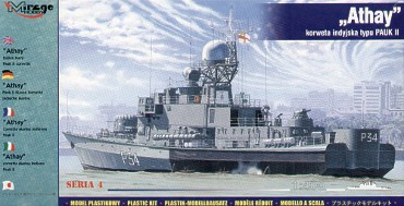 Mirage Hobby 40427 'ATHAY'  INDIAN NAVY PAUK II CORVETTE (1/400) Hajó makett