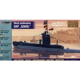   Mirage Hobby 40428 SUBMARINE ORP 'SOKÓŁ' (1/400) Tengeralattjáró makett