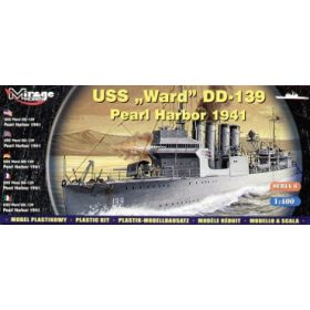   Mirage Hobby 40601 USS Ward DD-139 'Pearl Harbor 1941' (1/400) Hajó makett