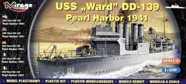 Mirage Hobby 40601 USS Ward DD-139 'Pearl Harbor 1941' (1/400) Hajó makett