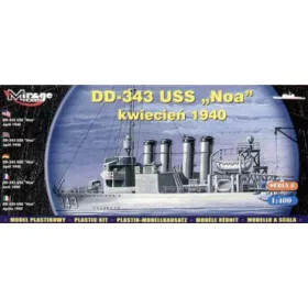   Mirage Hobby 40604 DD-343 USS 'NOA' June 1937 (1/400) Hajó makett