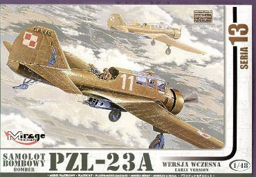 Mirage Hobby 481303 PZL - 23 A KARAS ( early version ) (1/48) Repülőgép makett