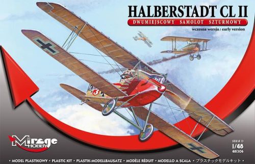 Mirage Hobby 481306 Halberstadt CL.II two-seat version early (1/48) Repülőgép makett