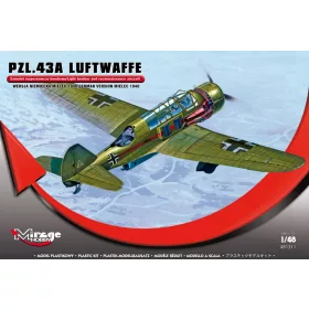   Mirage Hobby 481311 PZL.43A LUFTWAFFE 'GERMAN Version MIELEC 1940' (Reconnaissance-bomber) (1/48) Repülőgép makett