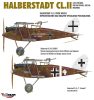 Mirage Hobby 481405 Halberstadt CL.II ‘Late Versions, Presentation & Special Machines’ (1/48) Repülőgép makett