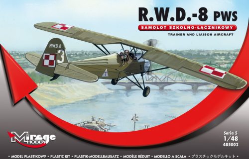 Mirage Hobby 485002 R.W.D.-8 PWS (Trainer and Liaison plan version) (1/48) Repülőgép makett