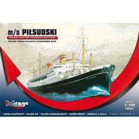   Mirage Hobby 500601 m/s PILSUDSKI (Trans-Atlantic Passenger Ship) (1/500) Hajó makett