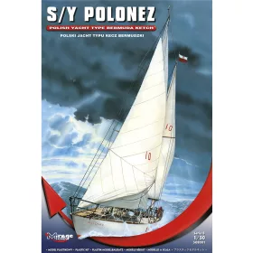   Mirage Hobby 508001 YACHT S/Y 'POLONEZ' (1/50) Vitorlás hajó makett