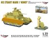 Mirage Hobby 720006 M3 STUART Mk I 'HONEY' light tank (1/72) Harcjármű makett