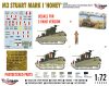 Mirage Hobby 720006 M3 STUART Mk I 'HONEY' light tank (1/72) Harcjármű makett