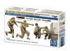 Mirage Hobby 720010 "US ASSAULT TEAM WITH BAZOOKA, WW2 US GIs with Bazooka M1A1 rocket launcher Normandy, 1944 " (1/72) Figura makett