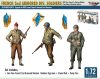 Mirage Hobby 720013 FRENCH 2nd ARMORED DIV. SOLDIERS WW2 Free French 2e Division Blindée (2nd Armored Division) Soldiers (1/72) Figura makett