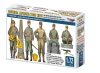 Mirage Hobby 720014 WW2 IMPERIAL JAPANESE ARMY TANK CREW (1/72) Figura makett