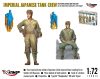 Mirage Hobby 720014 WW2 IMPERIAL JAPANESE ARMY TANK CREW (1/72) Figura makett