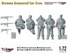 Mirage Hobby 720015 German Army Armoured Car Crew Winter 1944/45 (1/72) Figura makett