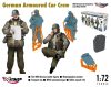 Mirage Hobby 720015 German Army Armoured Car Crew Winter 1944/45 (1/72) Figura makett