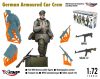 Mirage Hobby 720015 German Army Armoured Car Crew Winter 1944/45 (1/72) Figura makett
