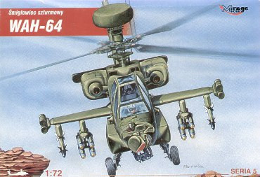 Mirage Hobby 72053 WAH-64 Multi-Mission Combat Helicopter (1/72) Helikopter makett