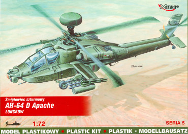 Mirage Hobby 72054 AH-64 D APACHE-LONGBOW (1/72) Helikopter makett