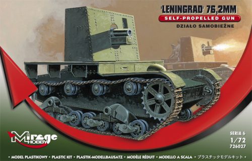 Mirage Hobby 726027 76,2mm 'LENINGRAD' Self-Propelled gun (1/72) Harcjármű makett