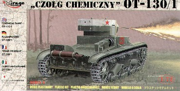 Mirage Hobby 72614 'CHEMICAL TANK' OT-130/1 (1/72) Harcjármű makett