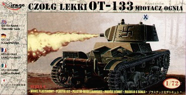 Mirage Hobby 72616 OT-133 FLAME THROWER TANK (1/72) Harcjármű makett