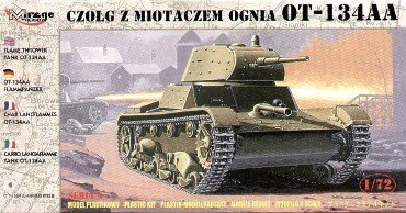 Mirage Hobby 72618 OT-134AA FLAME THROWER TANK (1/72) Harcjármű makett