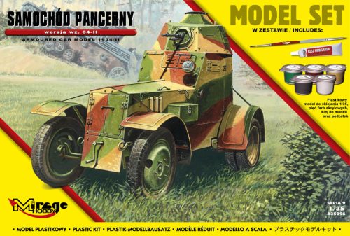 Mirage Hobby 835096 [MODEL SET] Armoured Car Model 1934/II (1/35) Harcjármű makett