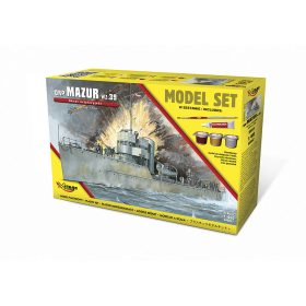   Mirage Hobby 840062 [MODEL SET] ORP 'MAZUR' 1939 [the Gunnery Ship] (1/400) Hajó makett