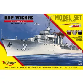   Mirage Hobby 840095 [MODEL SET] ORP 'WICHER' – wz.35  [Polish Destroyer WWII] (1/400) Hajó makett