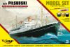 Mirage Hobby 850092 [MODEL SET] m/s PILSUDSKI (Trans-Atlantic Passenger Ship) (1/500) Hajó makett