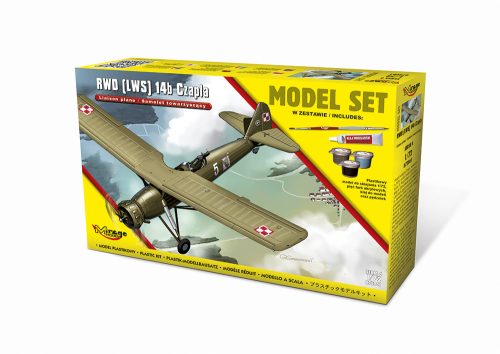 Mirage Hobby 872061 [MODEL SET] RWD [LWS] 14b 'CZAPLA' [Polish Liaison Plane] (1/72) Repülőgép makett