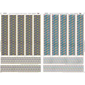   Mirage Hobby D0005 LOZENGE, DAY, 4-color DARK & LIGHT PATTERN (WW1) 1:48 (1/48) Matrica