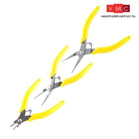 ModelMaker MM006 Modellezési fogó készlet (3 db - Csőrös, lapos, csípő)