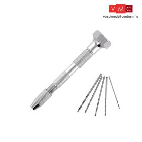 ModelMaker MM008 Kézifúró 5 db különböző méretű fúrószárral