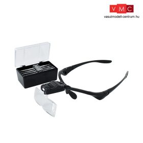 ModelMaker MM013 Nagyítós fejlámpa LED világítással