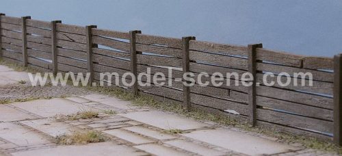 Model Scene 41801 Concrete Fence Type II. (1:120) - Betonkerítés (TT)