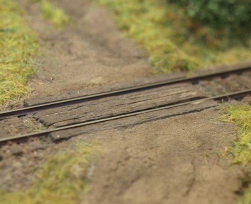 Model Scene 46503 Wooden rail crossing 1:160 - Fa útátjáró (N)