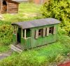 Model Scene 96525 Garden cottage - old wagon 1:160 (kit) - Kerti tárolóépület - régi vasúti kocsi (N)