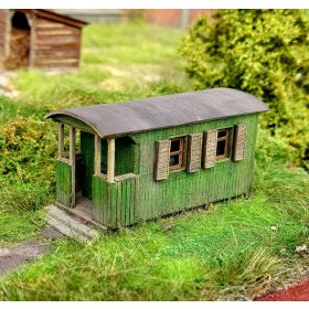   Model Scene 96525 Garden cottage - old wagon 1:160 (kit) - Kerti tárolóépület - régi vasúti kocsi (N)