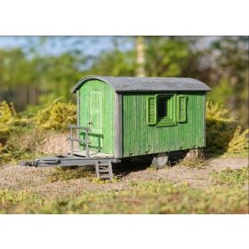   Model Scene 96534 Old wooden caravan 1:160 (kit) - Építkezési lakókocsi (N)