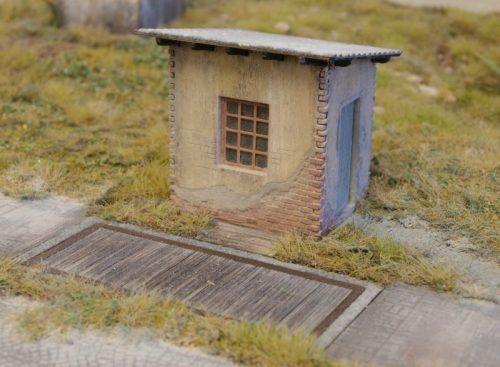 Model Scene 98504 Old weight station 1:87 (kit) - Régi mérlegház (H0) - építőkészlet