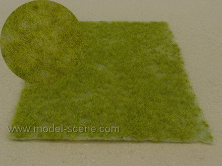 Model Scene F513 Turfs, light green - Fűcsomós fűlap - világoszöld, 18 x 28 cm