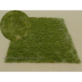   Model Scene F514 Turfs, middle green - Fűcsomós fűlap - középzöld, 18 x 28 cm