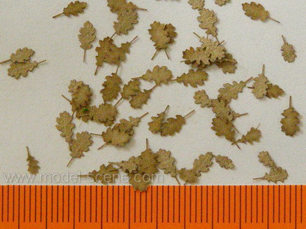 Model Scene L3-202 Oak - dry leaves 1:35 - Tölgyfalevelek, száraz levelek 1/32, 1/35