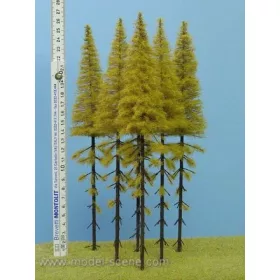   Model Scene MK254 Larch with trunk - autumn 230-270 mm (5x) - Magasnövésű fenyőfa, őszi, 230-270 mm (5 db)