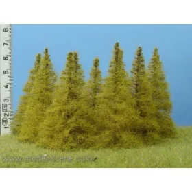   Model Scene MO074 Larch Autumn 65-80 mm (7x) - Fenyőfa, őszi 65-80 mm (7 db)
